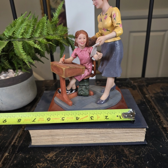 Vanmark Masters of the Heart "A+ Student" Figurine - Teacher & Girl 1999 - Picture 9 of 9